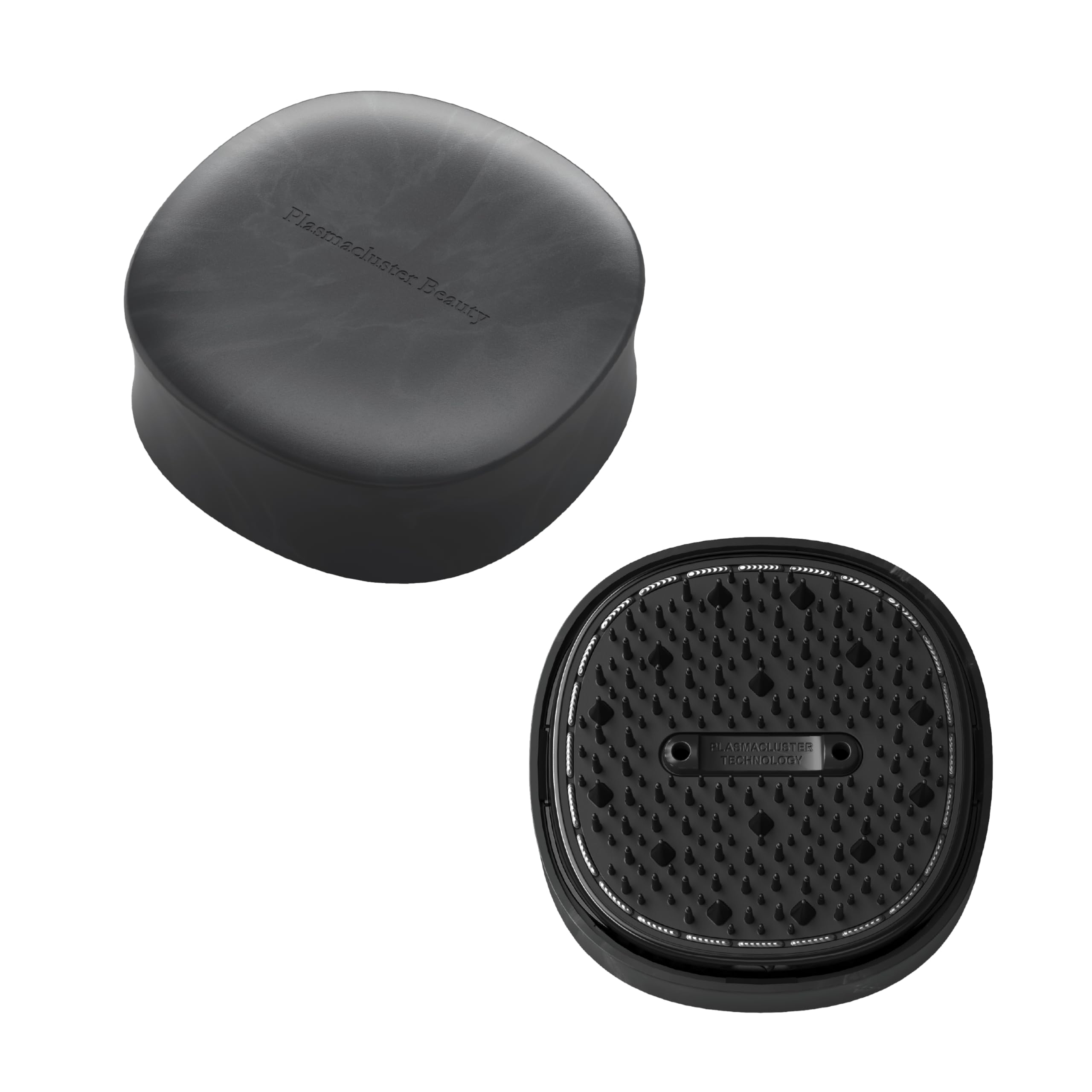 Sharp Plasmacluster Hair Brush IB-B1-B Smooth Beautiful Hair Shiny Static Control Compact Graphite Black