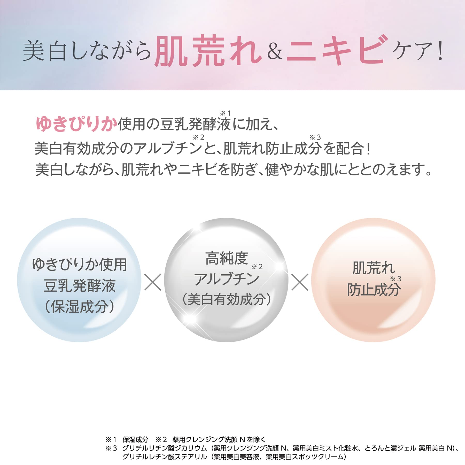 [Quasi-drug] Nameraka Honpo Micro Pure White Mist Lotion