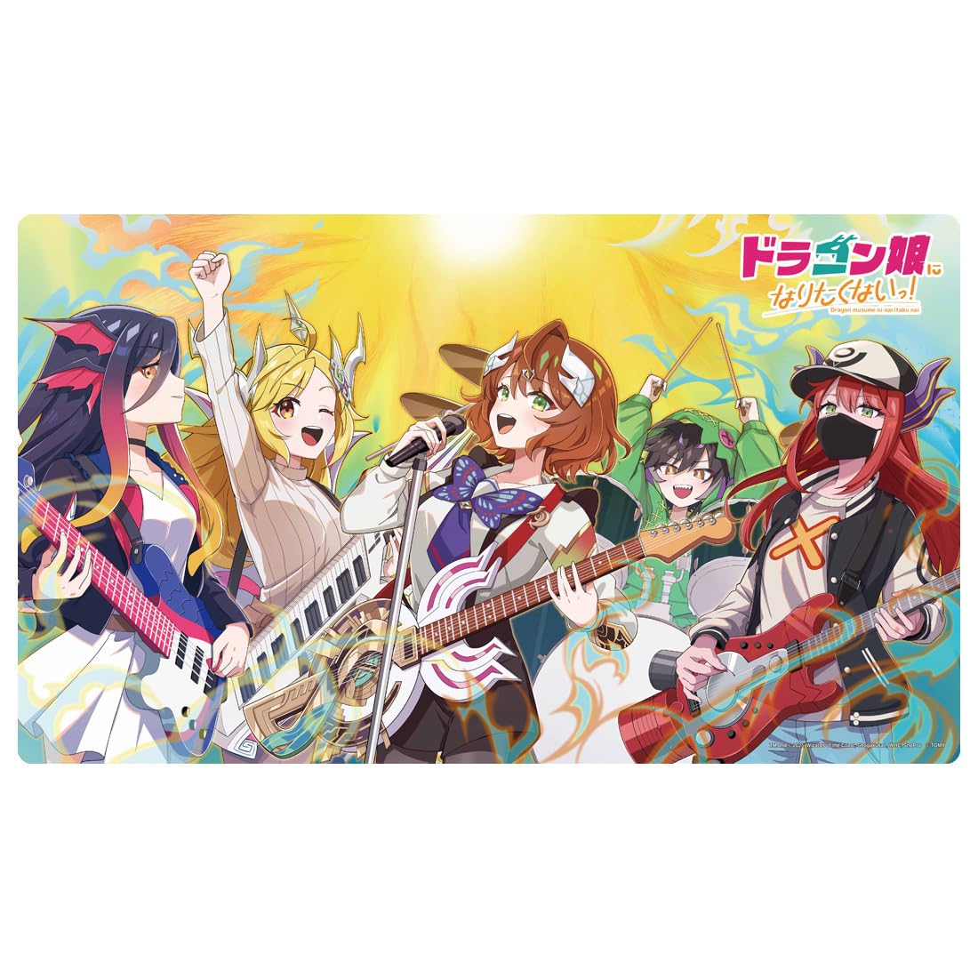Duel Masters Rubber Mat I Don't Want to Become a Dragon Girl! Jack-Pot ver.