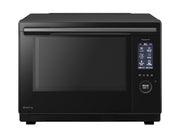 Panasonic Microwave Oven Steam Bistro Top Model 30L 2 Tier Omakase Grill High Definition 64 Eyes Speed Sensor Time Saving Cooking Smartphone Link Black NE-UBS10C-K