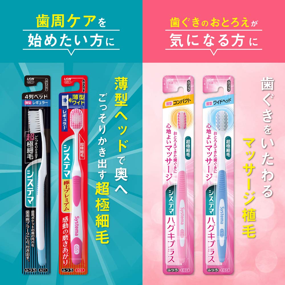 Lion Toothbrush Super Premium Regular Soft (*Color cannot be selected) Set of 1 (*Color cannot be selected)