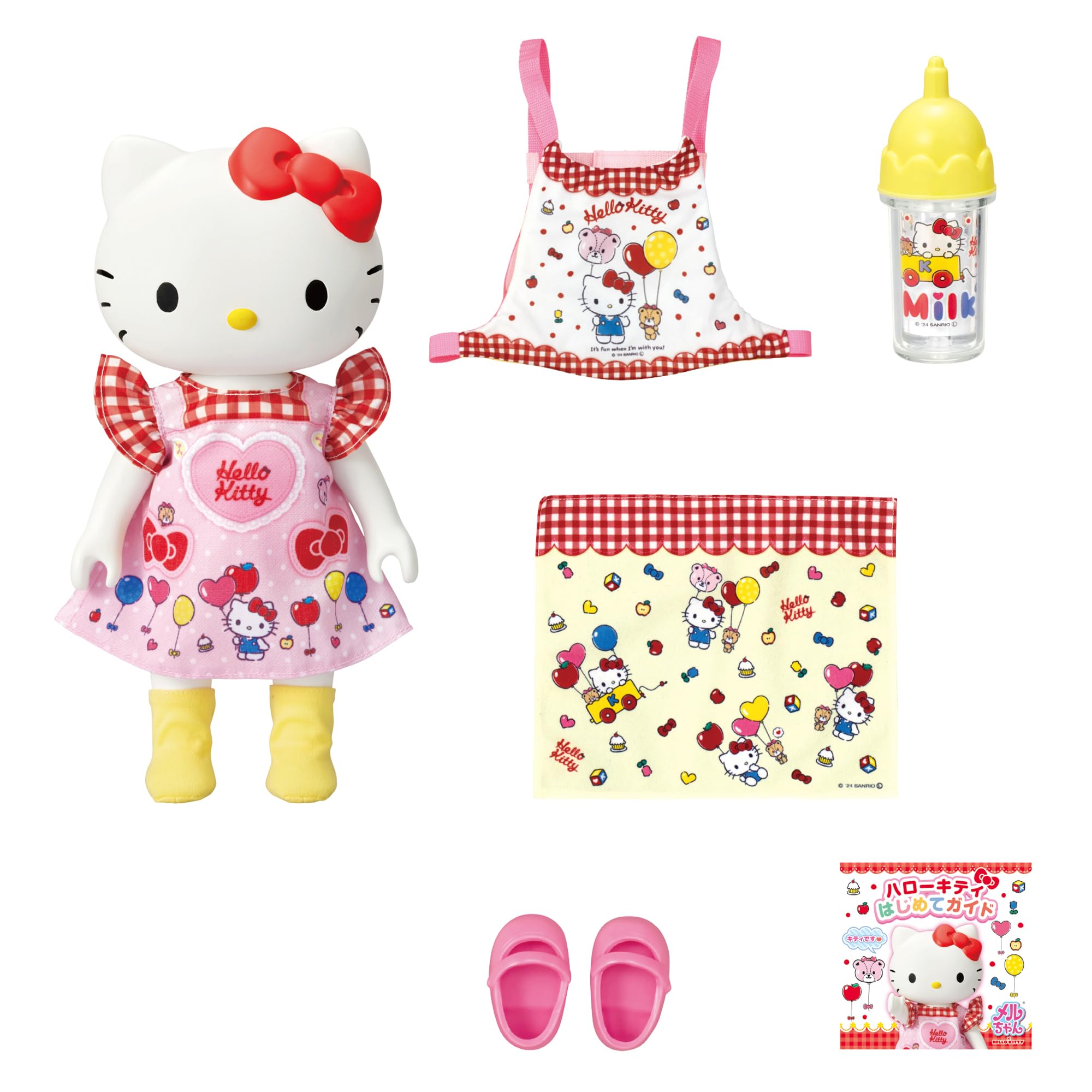 Pilot Mel-chan Doll Set Hello Kitty [Japan Toy Award 2024 Character Category Excellence Award] Ages 1.5 and up
