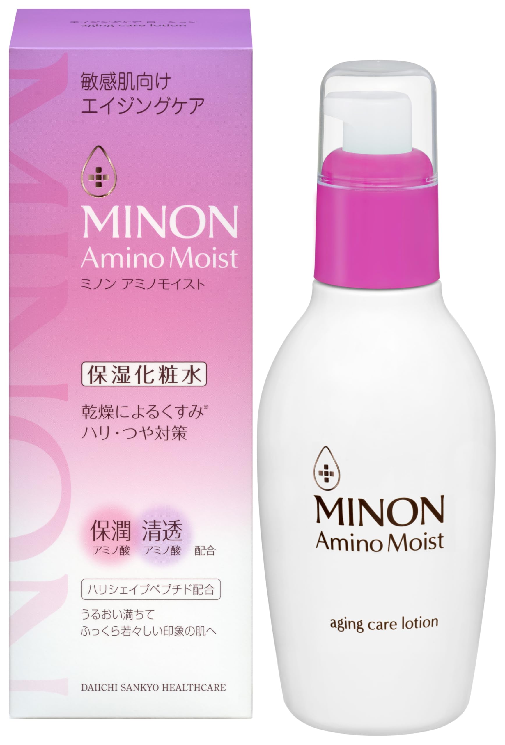 MINON (미논) 아미노 모이스트 에이징 케어 로션 150mL [민감 피부] 보습 화장수 침투 탄력 윤기