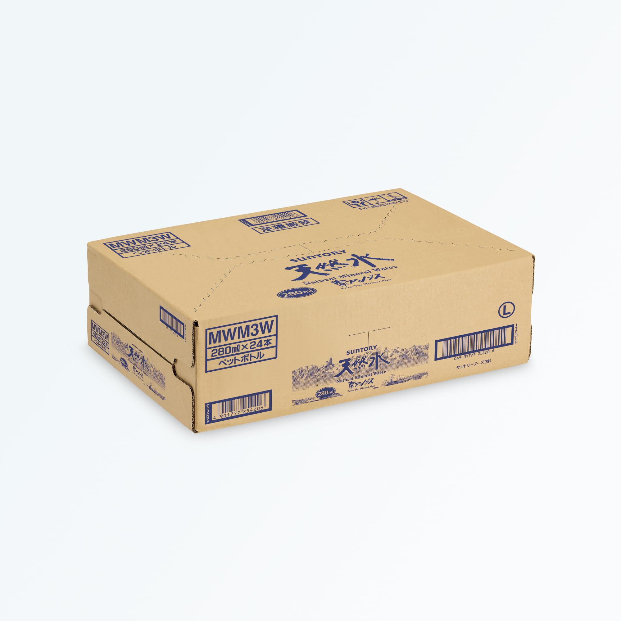 산토리 천연수 280ml×24개 내츄럴 미네랄 워터