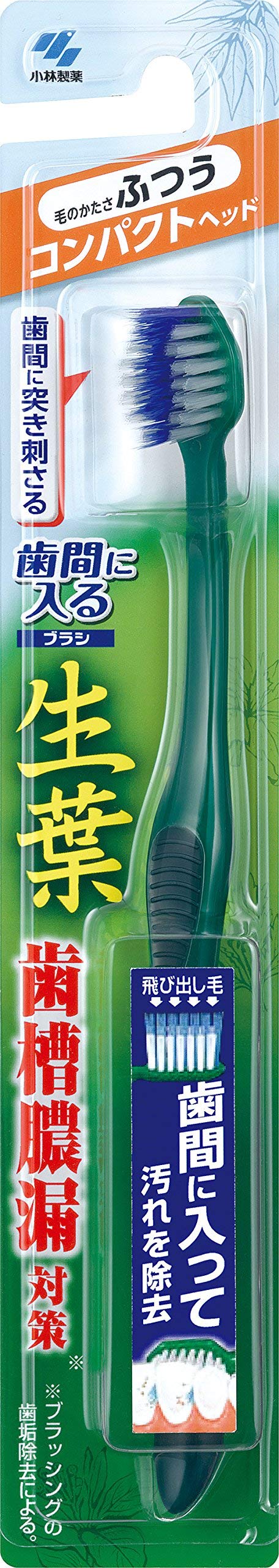 [Bulk purchase] Fresh leaf (shoyo) brush that fits between teeth Toothbrush Compact Regular [x6 pieces]