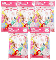 [Set of 5] Children's non-woven mask Princess 7 pieces