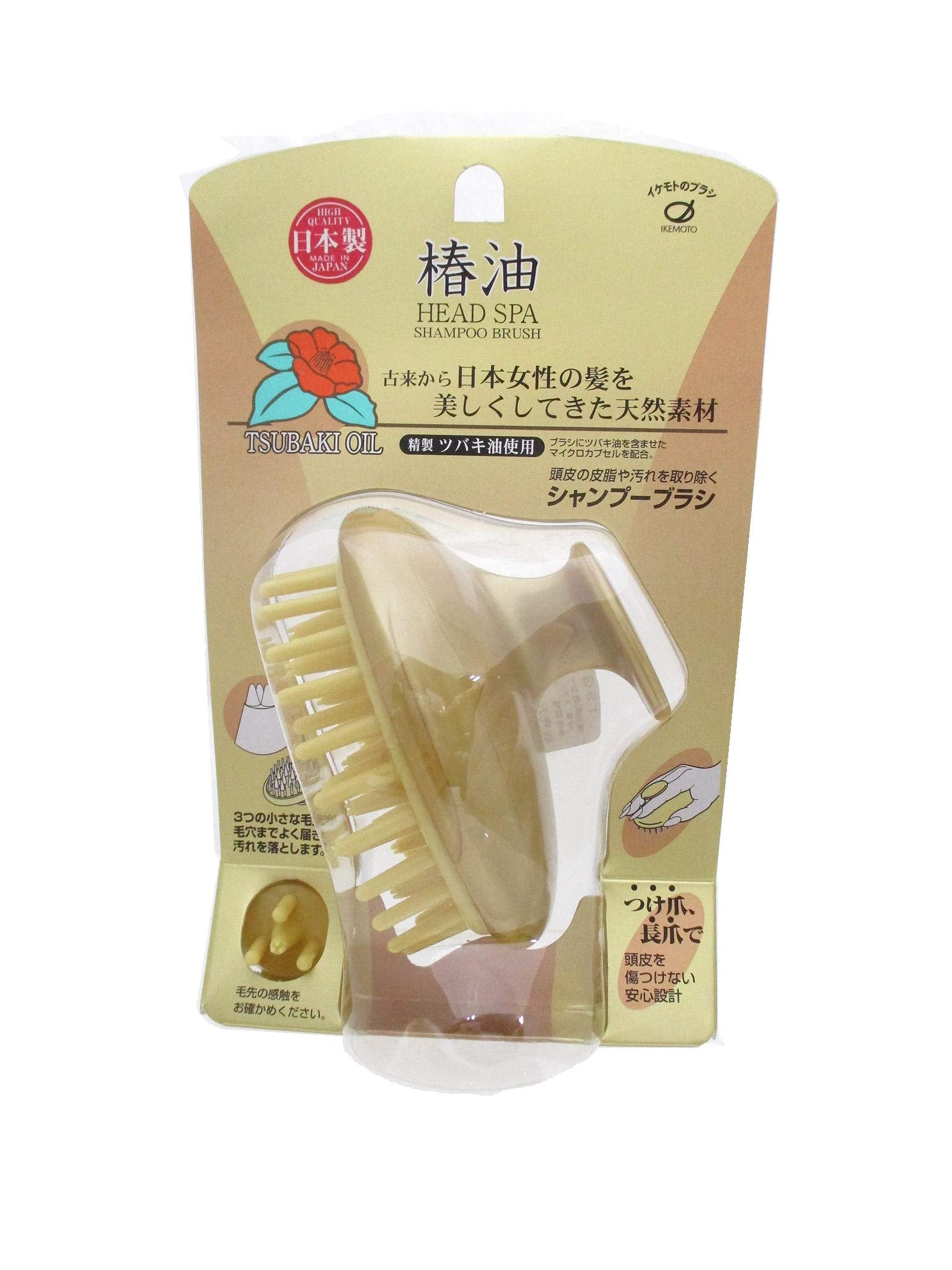 Camellia oil shampoo-brush