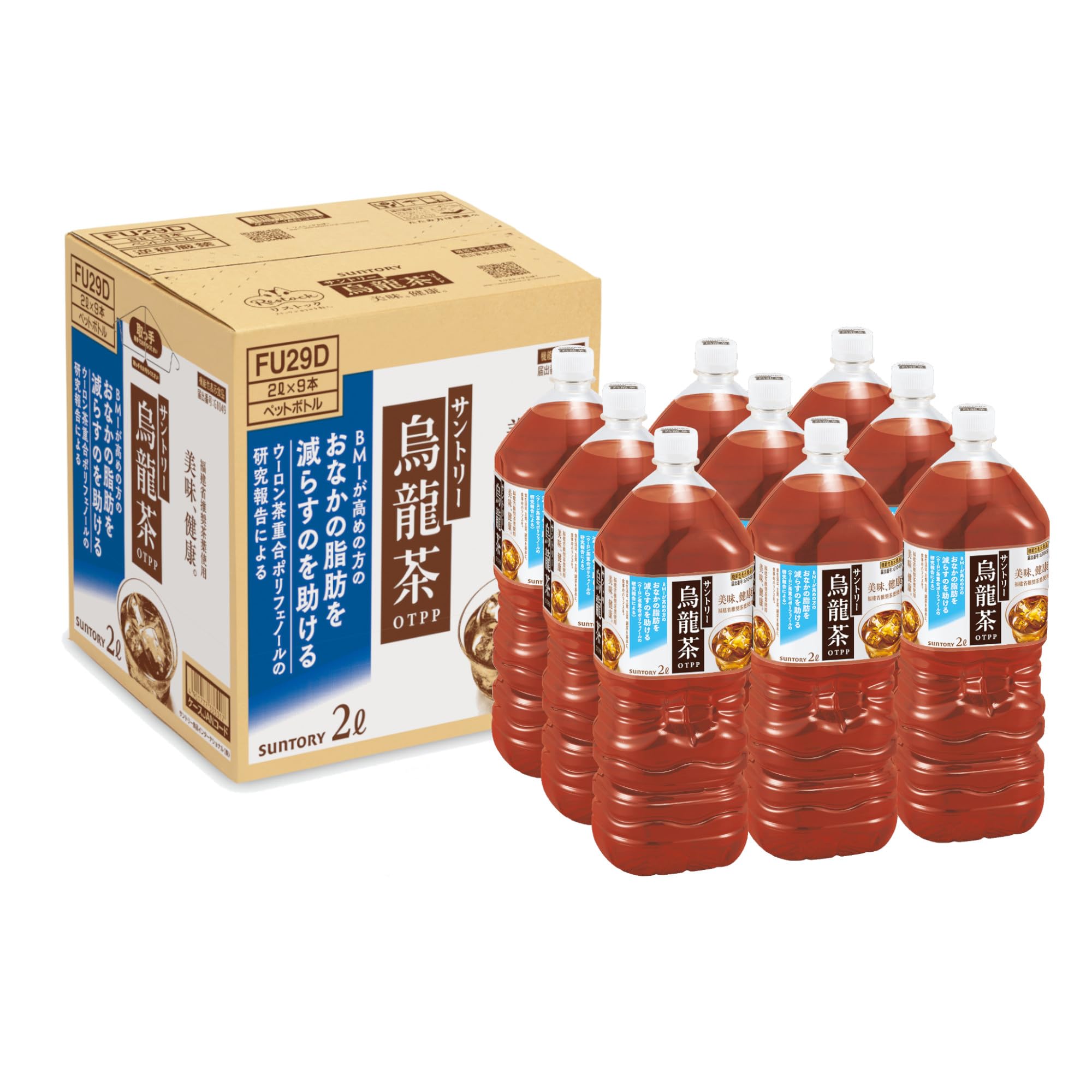 [Food with functional claims] Suntory Oolong tea 2L x 9 bottles [Brand] Bulk sale now in progress