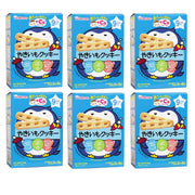 【와코도】 아기 간식+Ca 칼슘 야키이모 쿠키 6개 [9개월경부터] 부드럽게 하기 쉬운 디자인