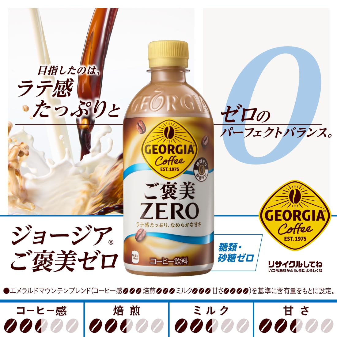 Coca-Cola Georgia Reward Zero 440mlPET x 24 chai