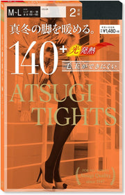 Atsugi ATSUGI Atsugi tights 140 denier black M-L 2 pairs