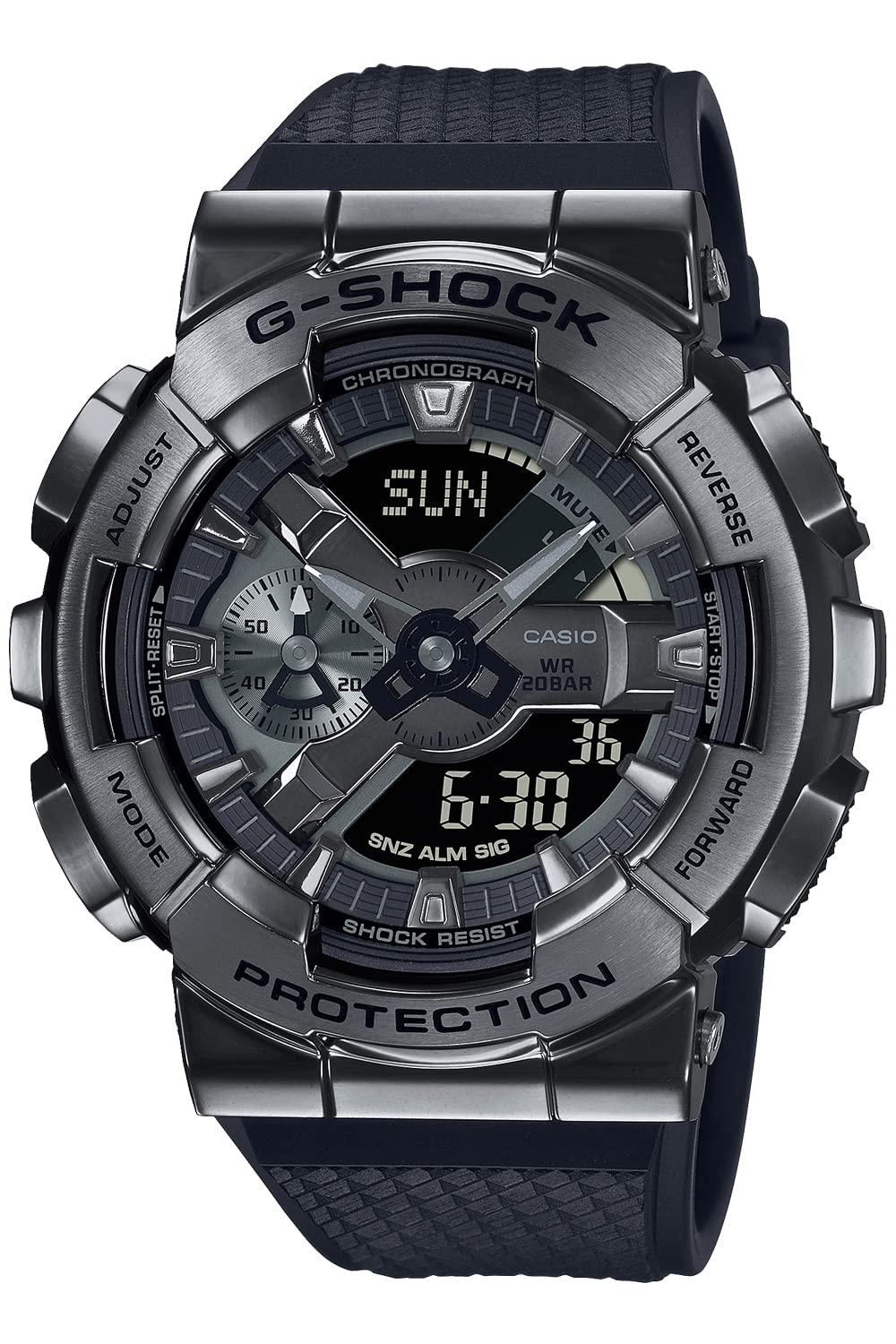 [G-SHOCK] [Casio] Watch [Domestic genuine product] Metal covered GM-110BB-1AJF Men's Black