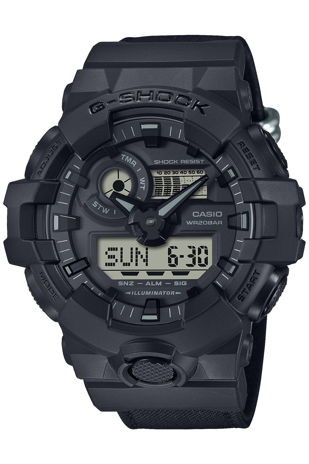 [카시오] 손목시계 지쇼크[국내 정규품] Utility black series CORDURA® Eco Fabric 소재 크로스 밴드 GA-700 BCE-1 AJF 맨즈 블랙