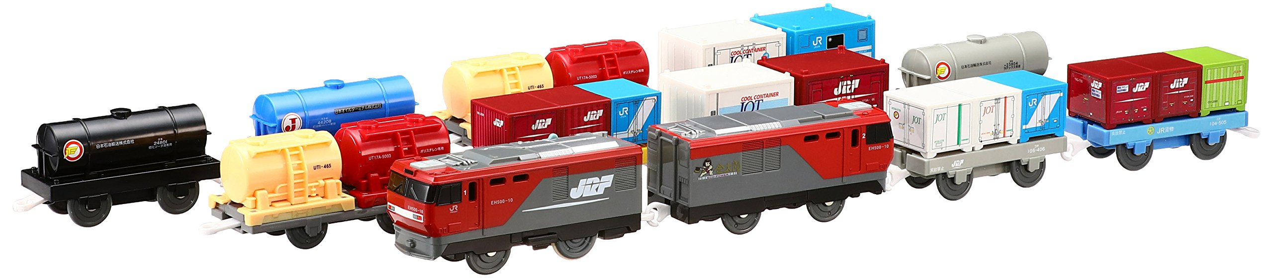 TAKARA TOMY Plarail Let's Connect a Lot Kintaro & Freight Car Set