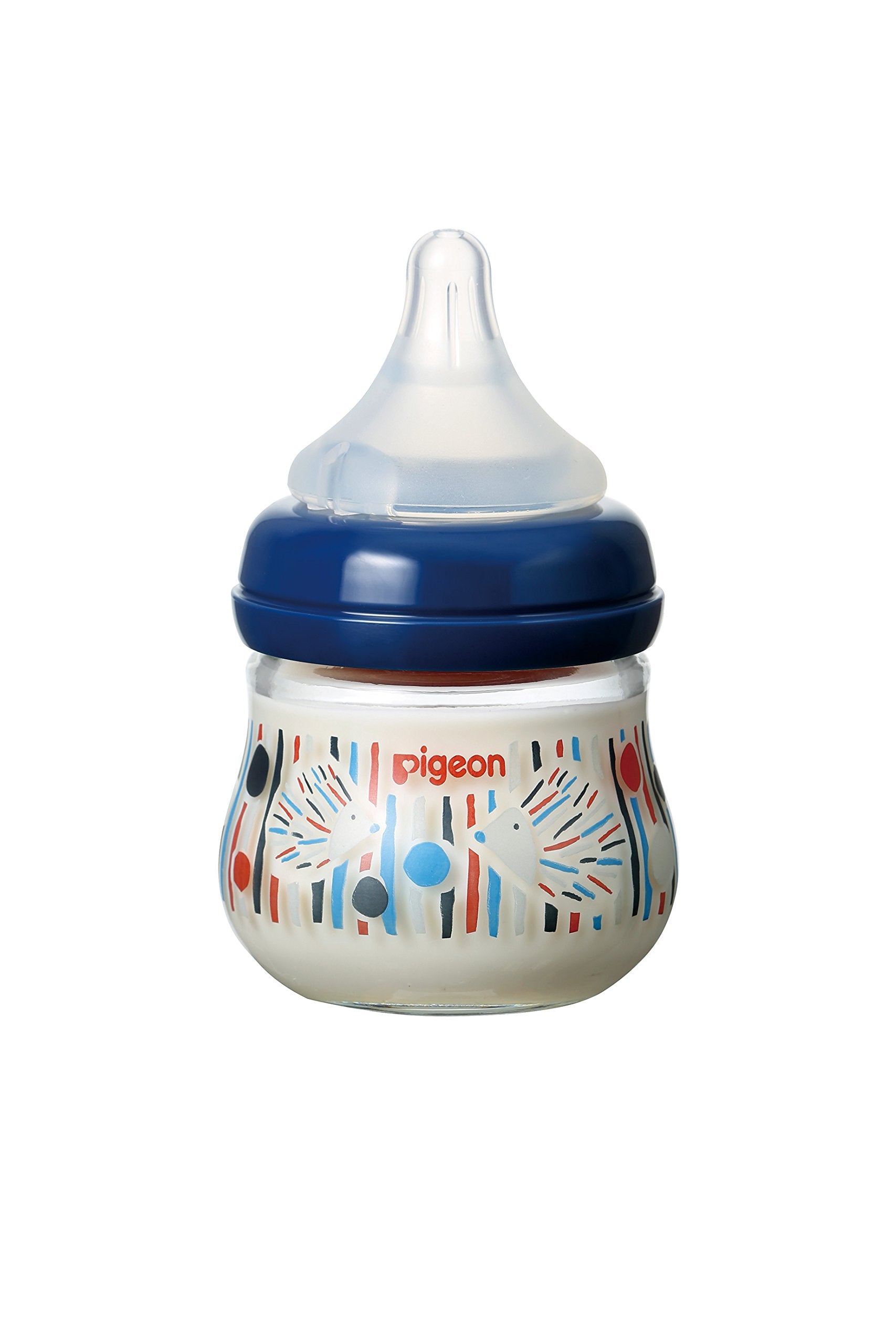 Pigeon Breastfeeding experience baby bottle my Precious Heat-resistant glass hedgehog 80ml A baby bottle that definitely supports breastfeeding from 0 months