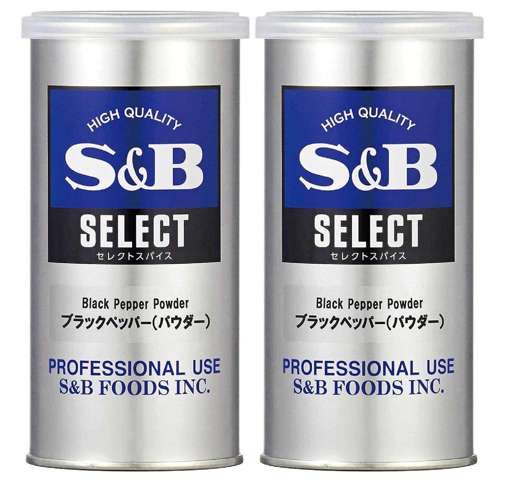 S&B SB Foods Select Spice S Can Tiêu Đen (Bột) 100g x 2 lon