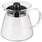칼리타 Kalita 붓기 쉬운 커피 서버 보온 내열 유리 1~2인용 300ml 전자레인지 식세기 대응 300 서버 G #31253 커피 핸드 드립 기구 커피 카라페 데칸타 세련된 캠프 아웃도어 다방