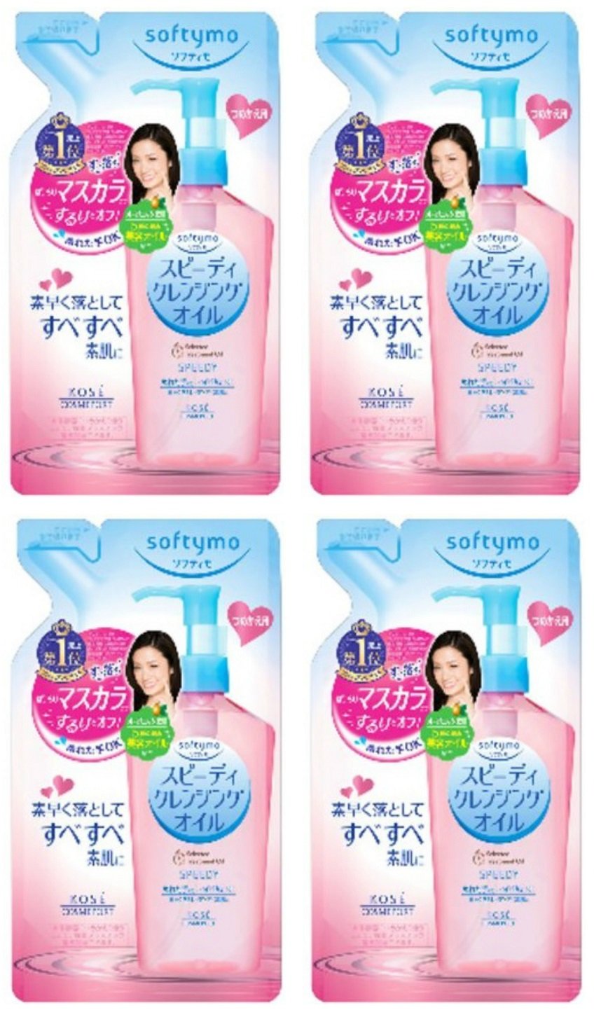 [Bulk Purchase] Softymo Speedy Cleansing Oil Refill 200mL x 4 pieces