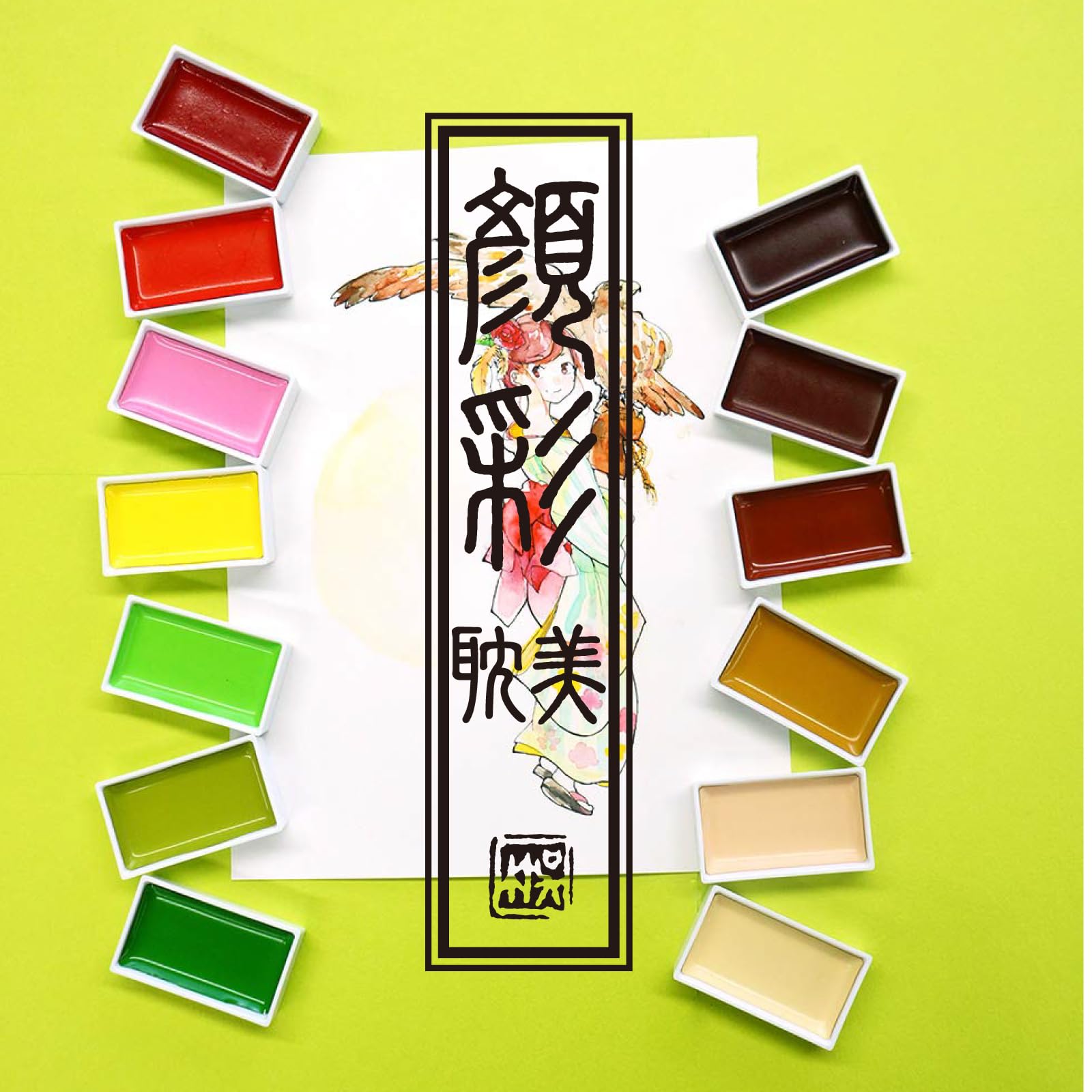 สี Kuretake Gansai Aesthetic 48 สี MC20/48V