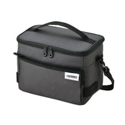 Thermos Soft Cooler 5L Black RFD-005 BK Cooling Bag 5 Layer Insulation Structure Foldable and Compact Water Repellent Fabric Box Type