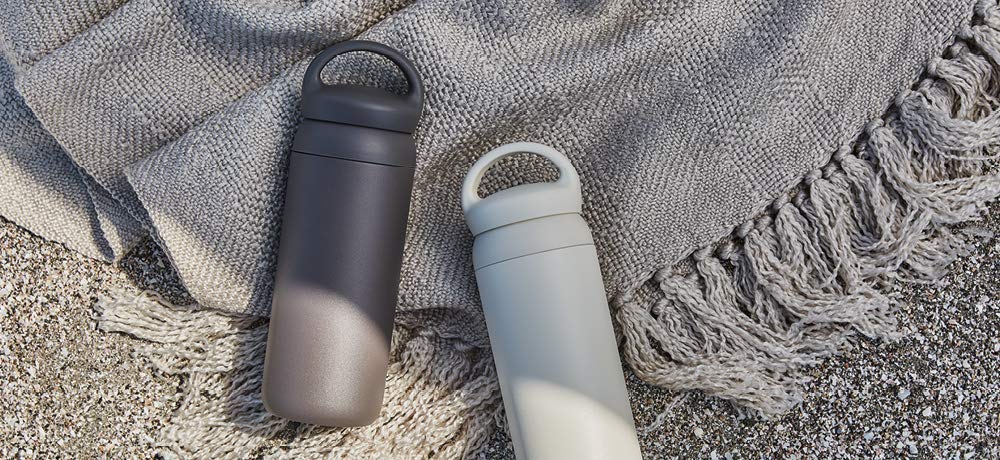 KINTO Day Off Tumbler 500ml Dark Gray Vacuum Double Structure Heat Retention Cold Retention Water Bottle 21096