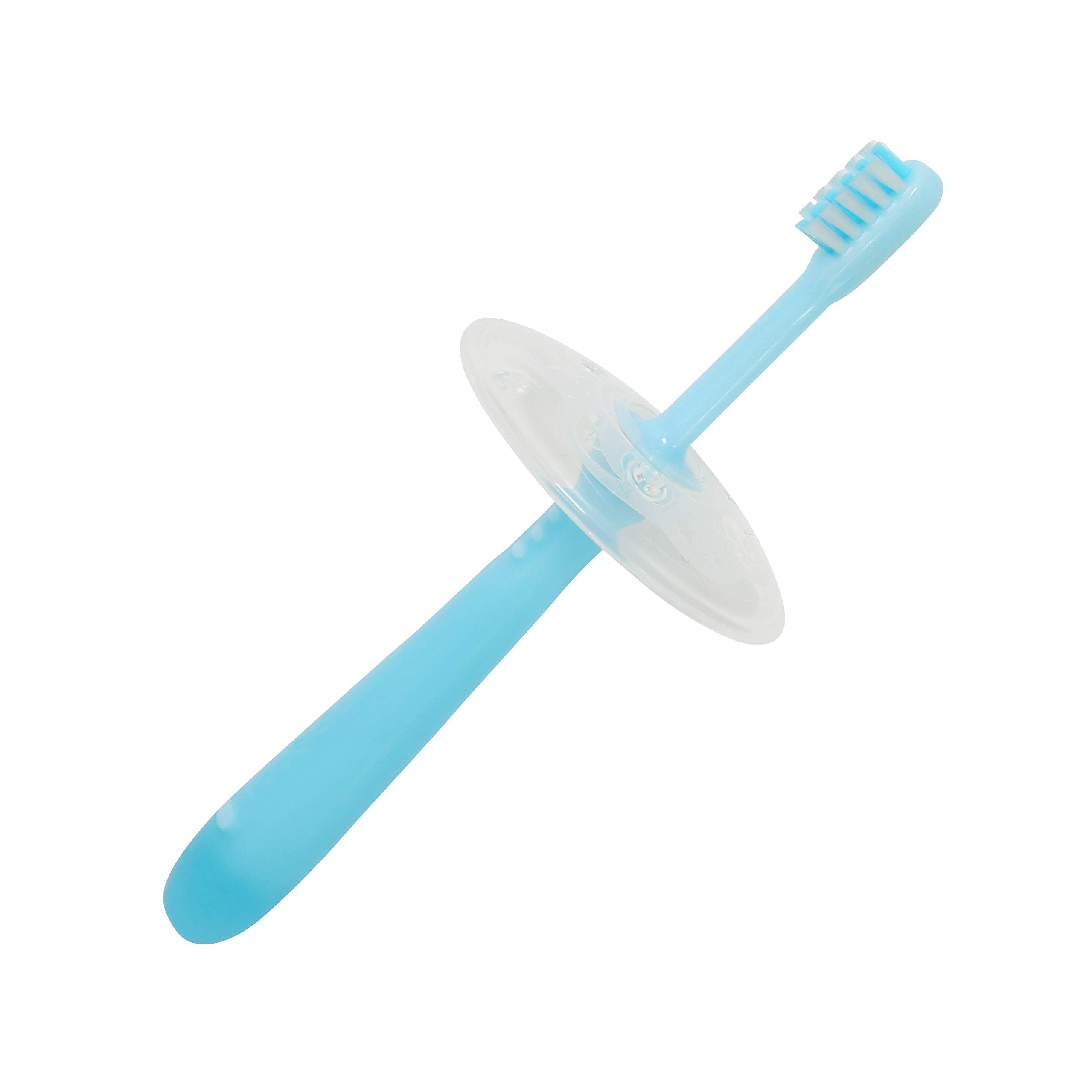 Pigeon Baby Toothbrush Lesson Stage 4 (Blue) 2 pieces 1 year 6 months ~ Blue