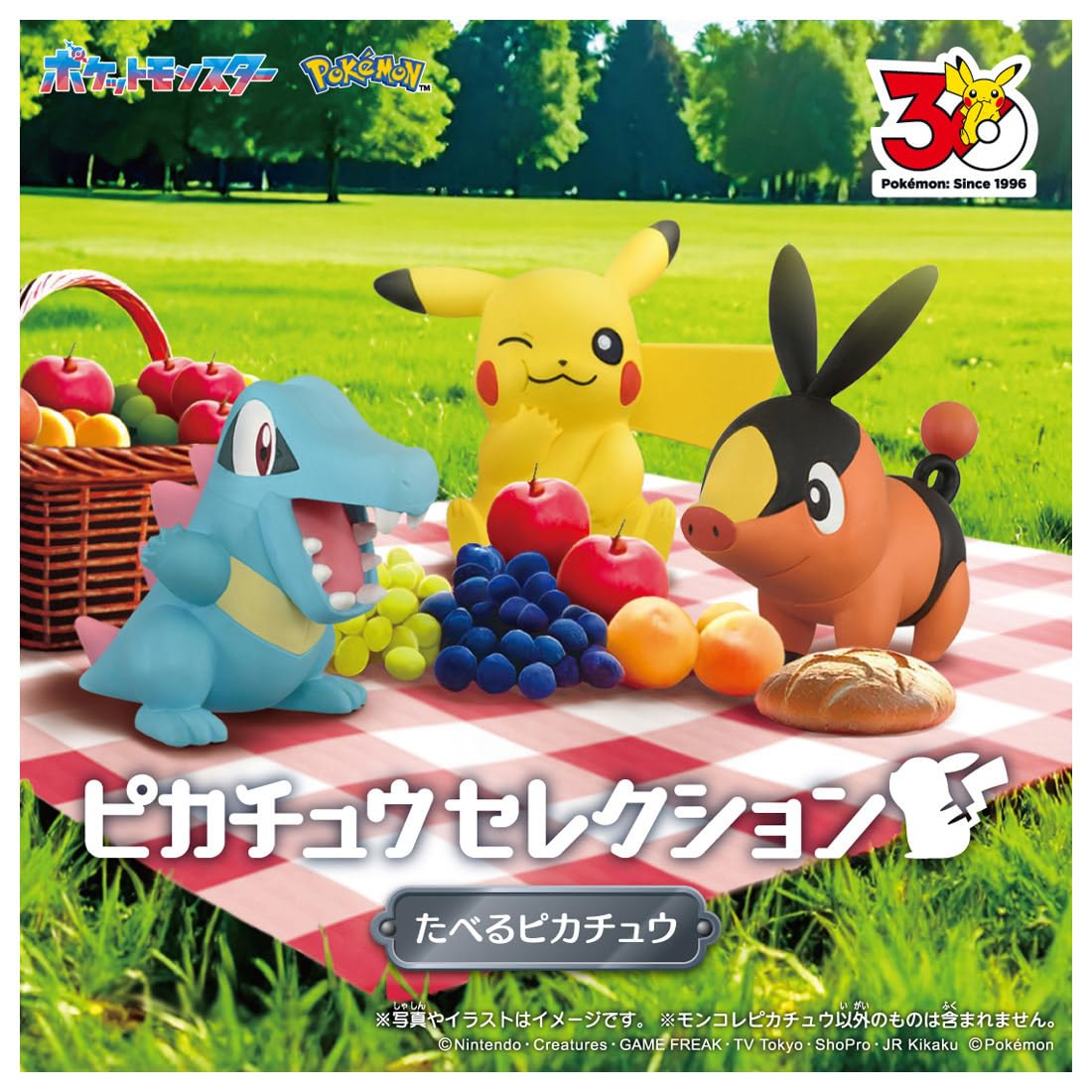 TAKARA TOMY Pokemon Pokemon 30th Anniversary Moncolle Pikachu Selection Eating Pikachu