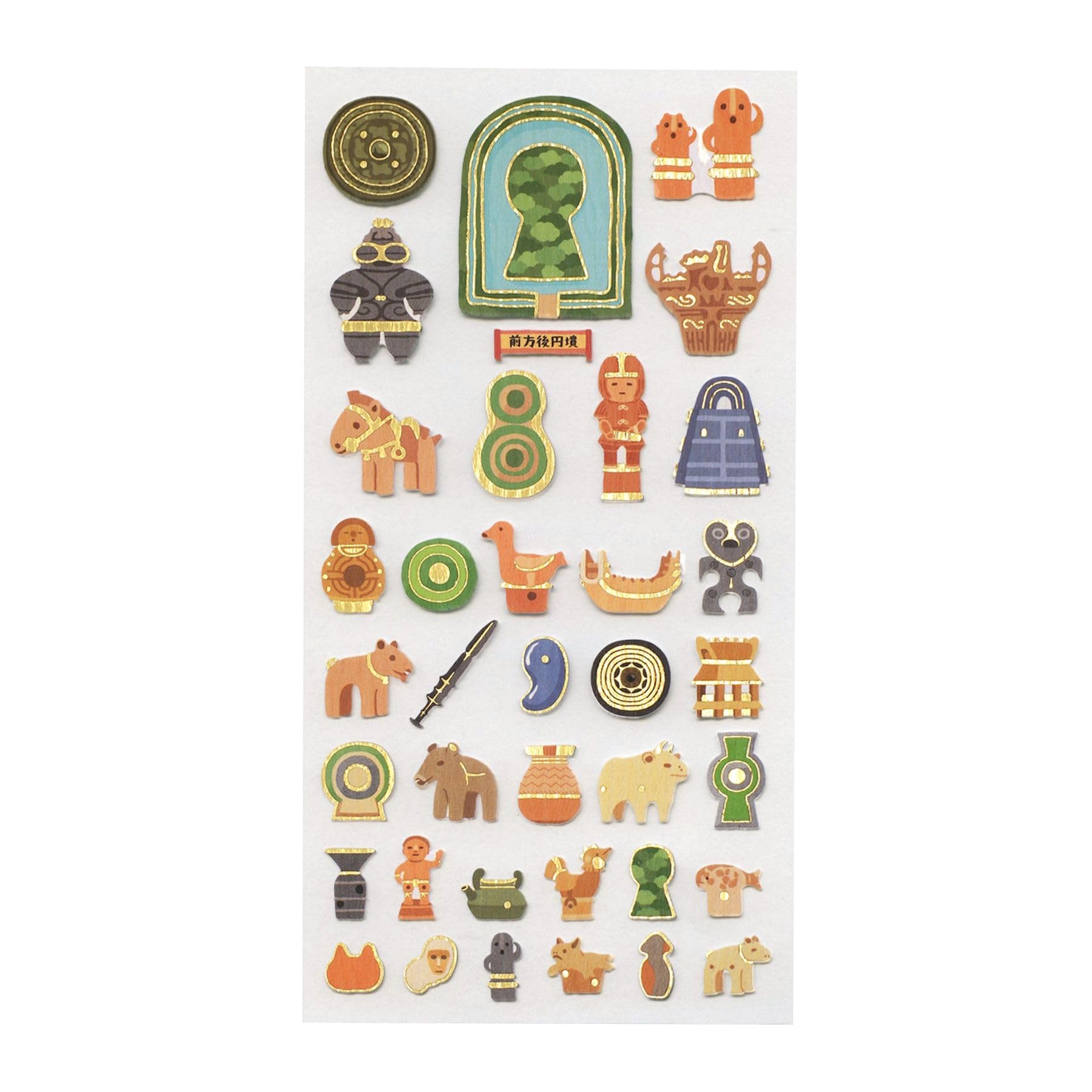 Kamio Japan Sticker Nihon Shiru Goku Shrines and Temples 225357