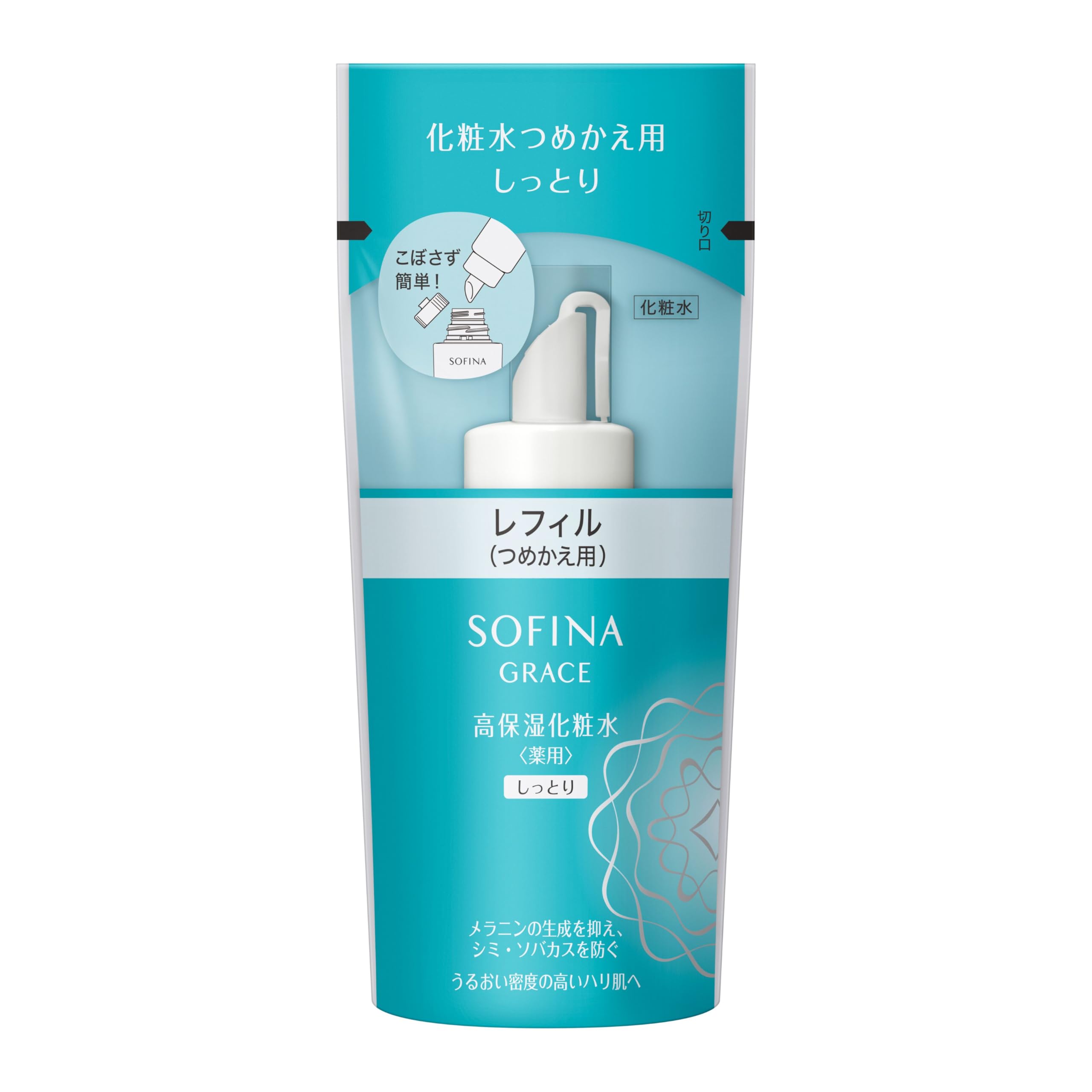 Sofina Grace Highly Moisturizing Lotion (Whitening) Moist Refill [Quasi-drug]