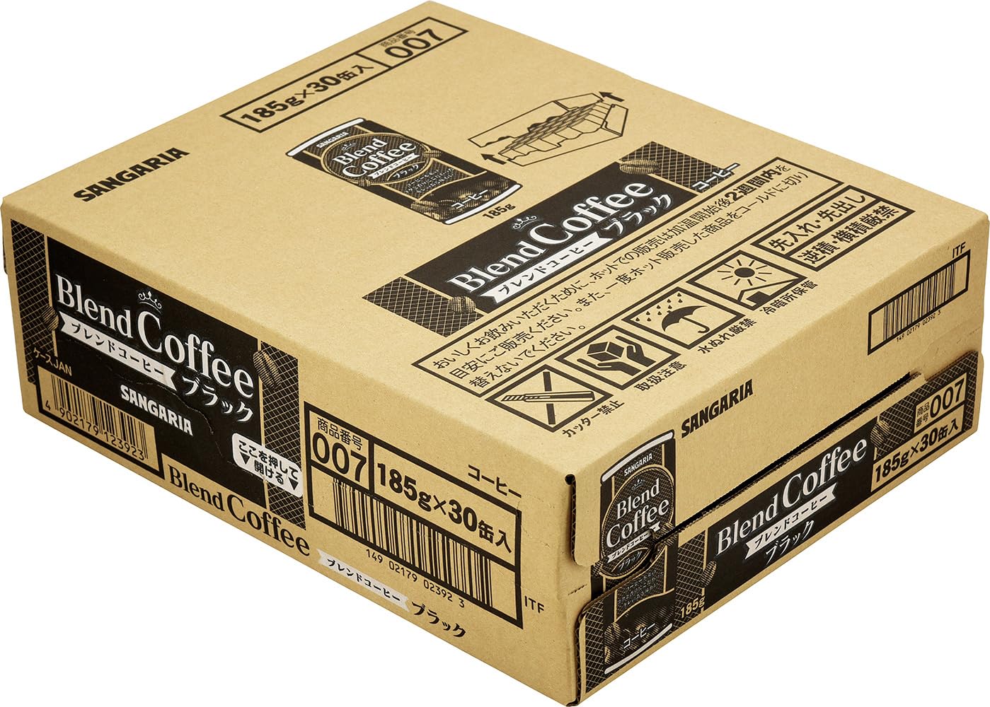 Sangaria Blend Coffee Black 185g x 30 bottles