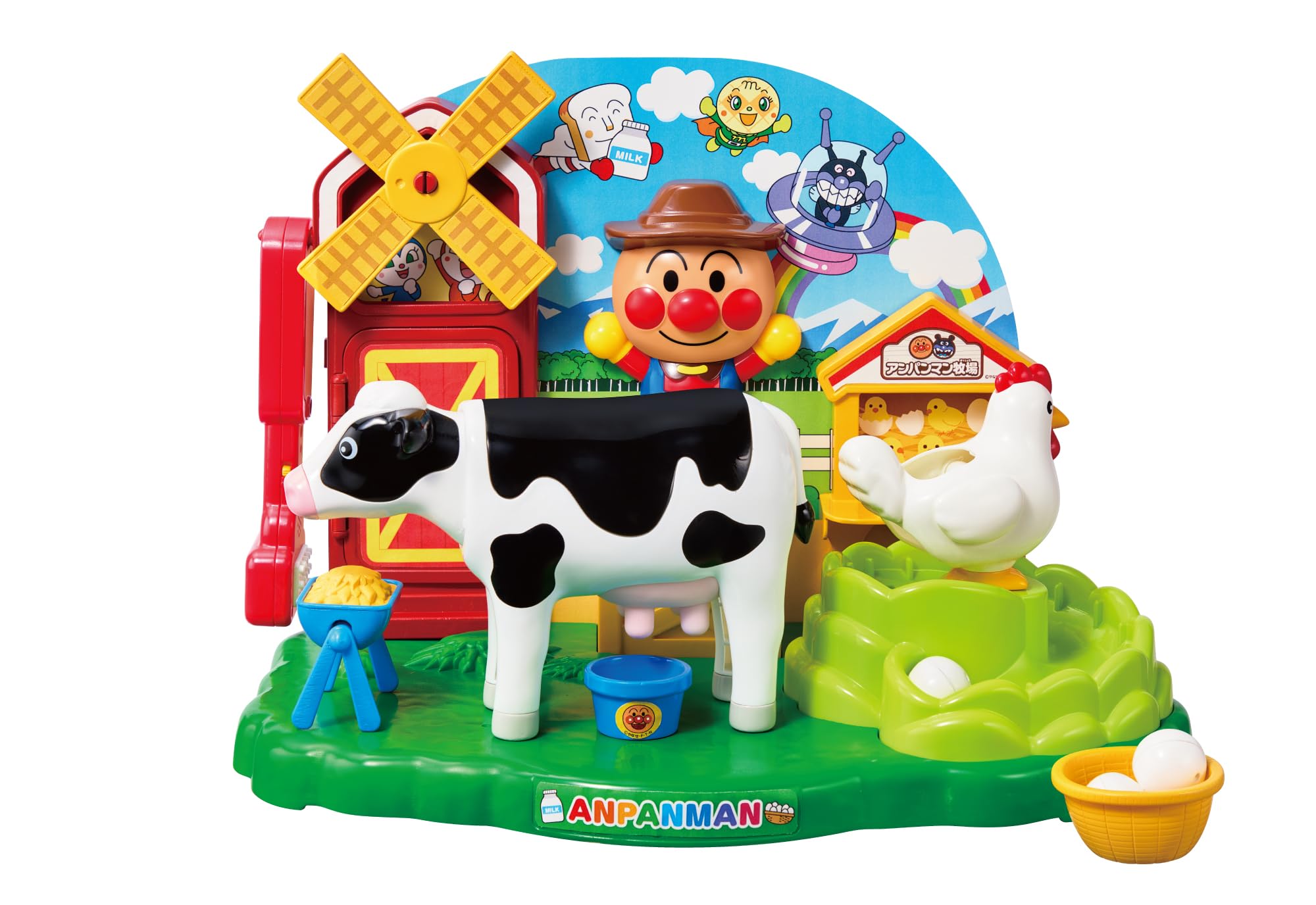 AGATSUMA Mo-mo-milk! Coro and egg! Fureai Anpanman Ranch (Target age: 3 years old and over) [Japan Toy Awards Basic Category/Co-play Toy Category Excellence Award]