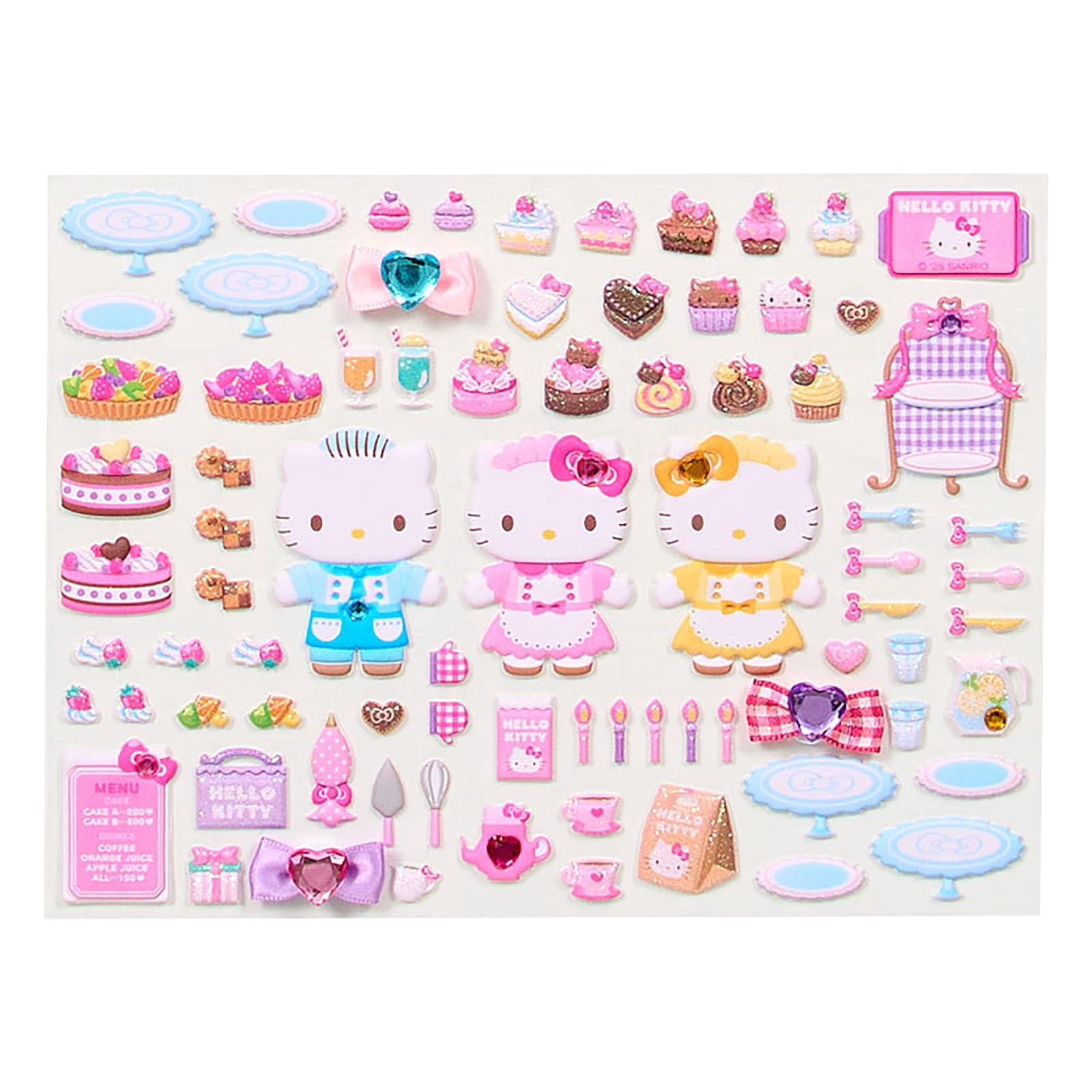 산리오 (SANRIO) 놀이 씰 세트 헬로 키티