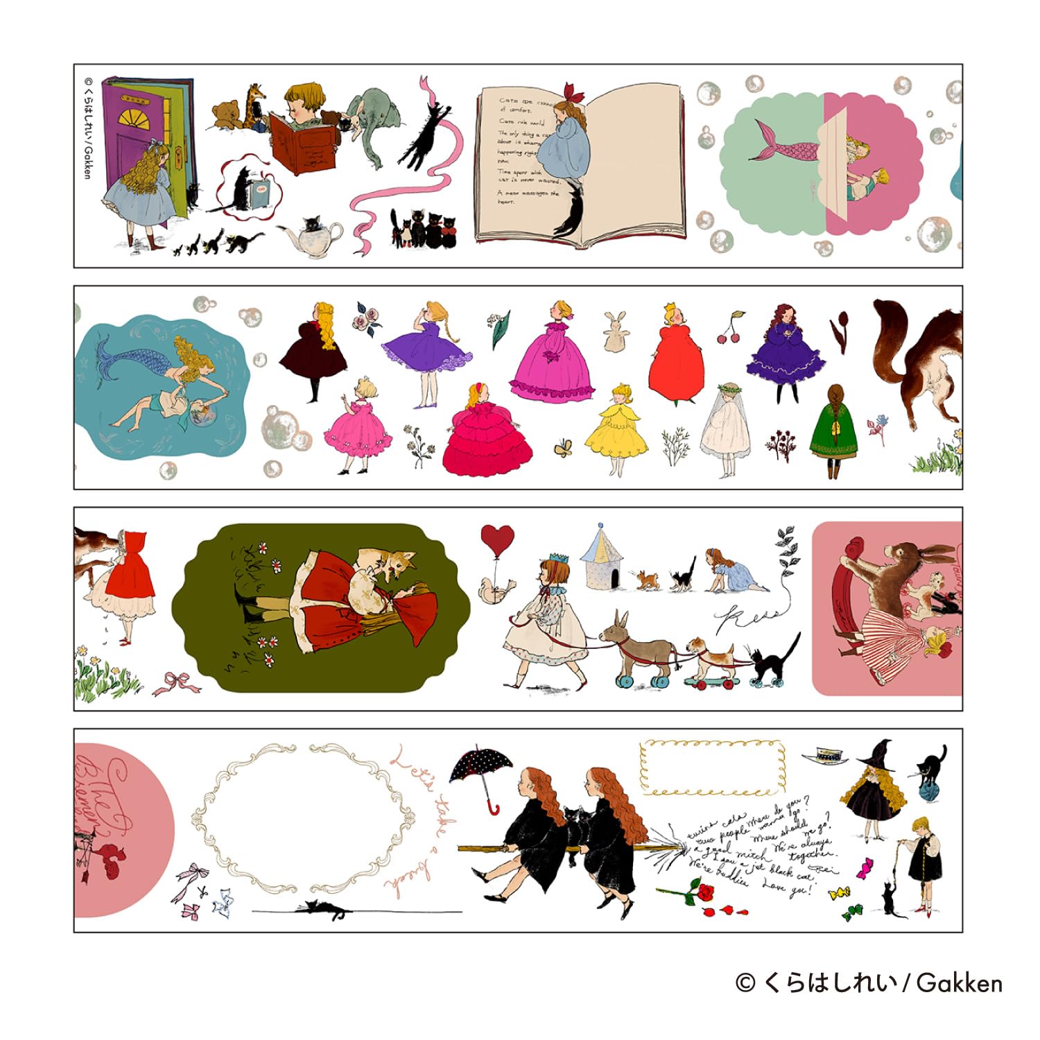 Kurahashi Rei Clear Roll Sticker (Ages 6+) Kurahashi Rei Nippon Publishing Sales IP906477