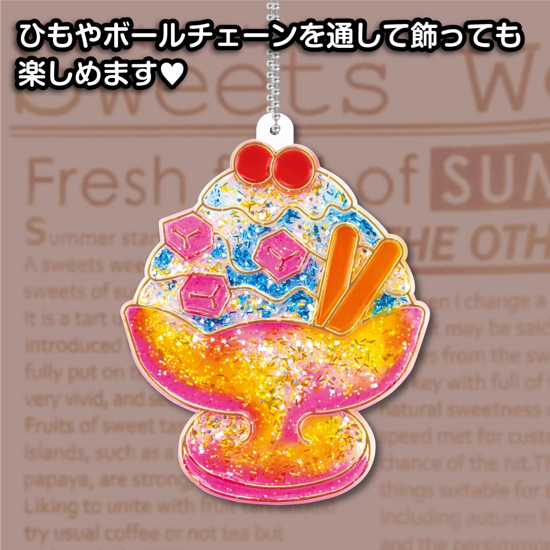 Yamato Glass Deco Ornament Set 6 Colors 6 Plate Sweets GDS6-W1
