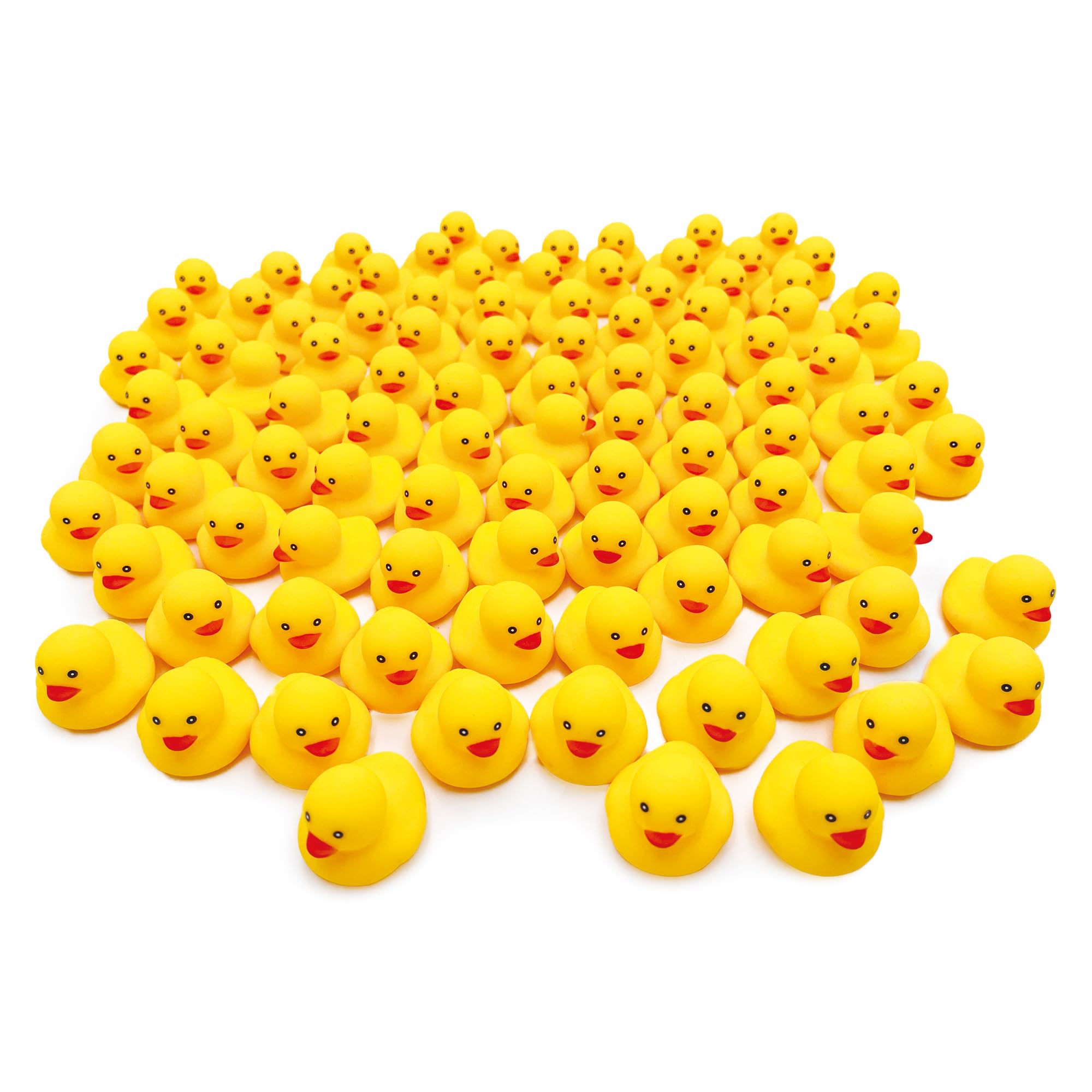 DINETTE DINETTE Piyotto Duck Bath Toys, 100 Pieces, Sounds, Pool, Water Play, Scooping Dolls, Fairs, Prizes, Commercial Use, Large Capacity, Duck Figures, Bath Goods, For Ages 6 and Up