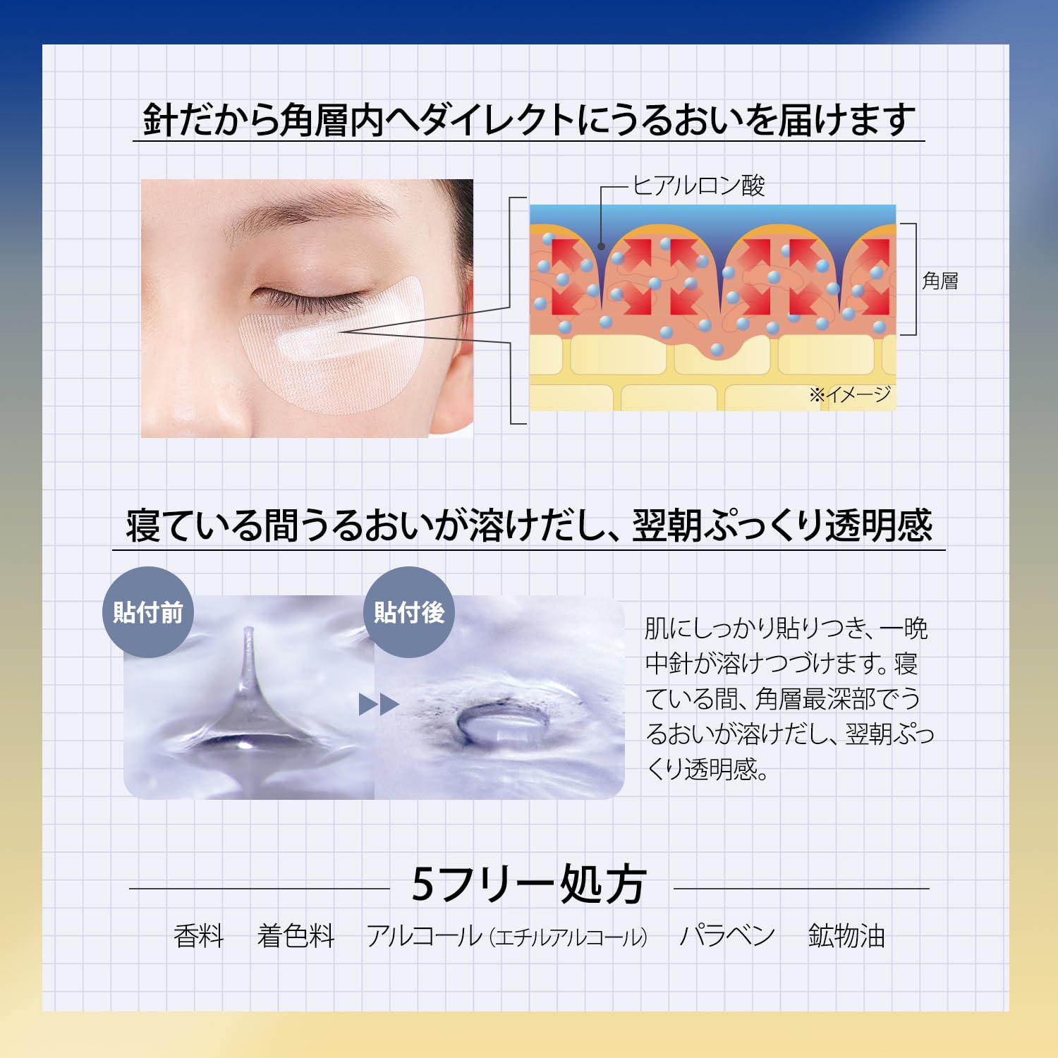 Clear Turn Hyalotune Micro Patch 2000+ 3 lần Needle Patch Pack Mặt nạ lỗ chân lông nhăn KOSE