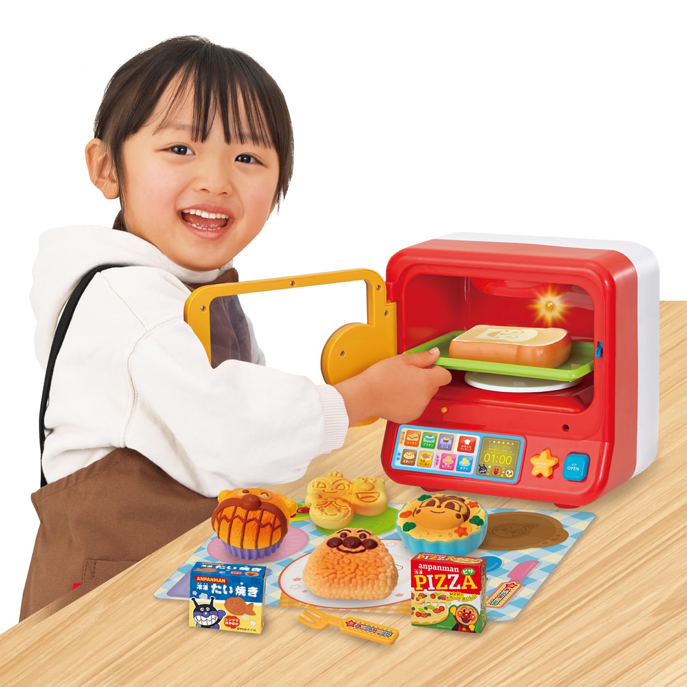 Joy Palette (JOYPALETTE) Anpanman It's golden brown! Irogawari Microwave Oven DX