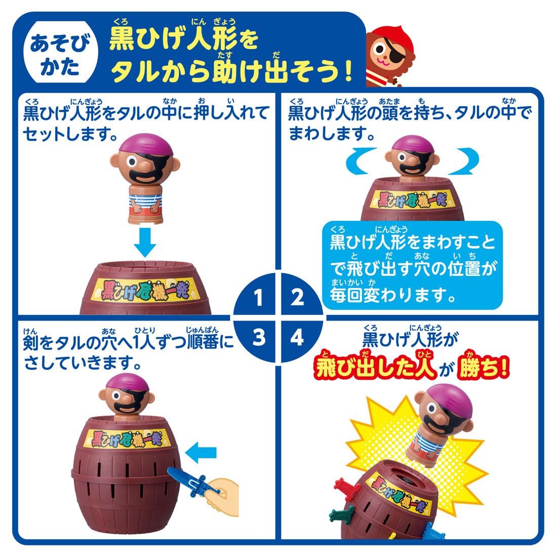 TAKARA TOMY Blackbeard Crisis Ippatsu