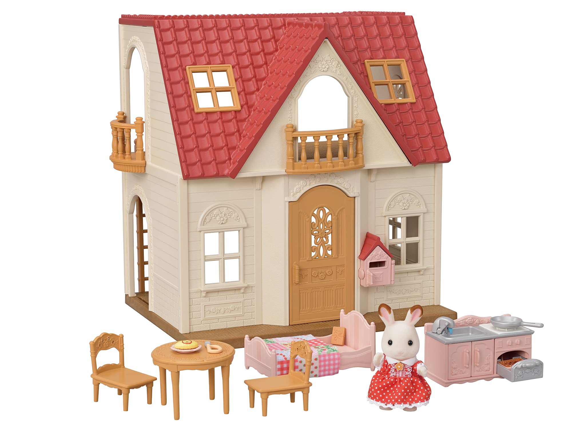 Sylvanian Families House [First Sylvanian Families] DH-08 ST Mark Certification For Ages 3 and Up Toy Dollhouse Sylvanian Families EPOCH