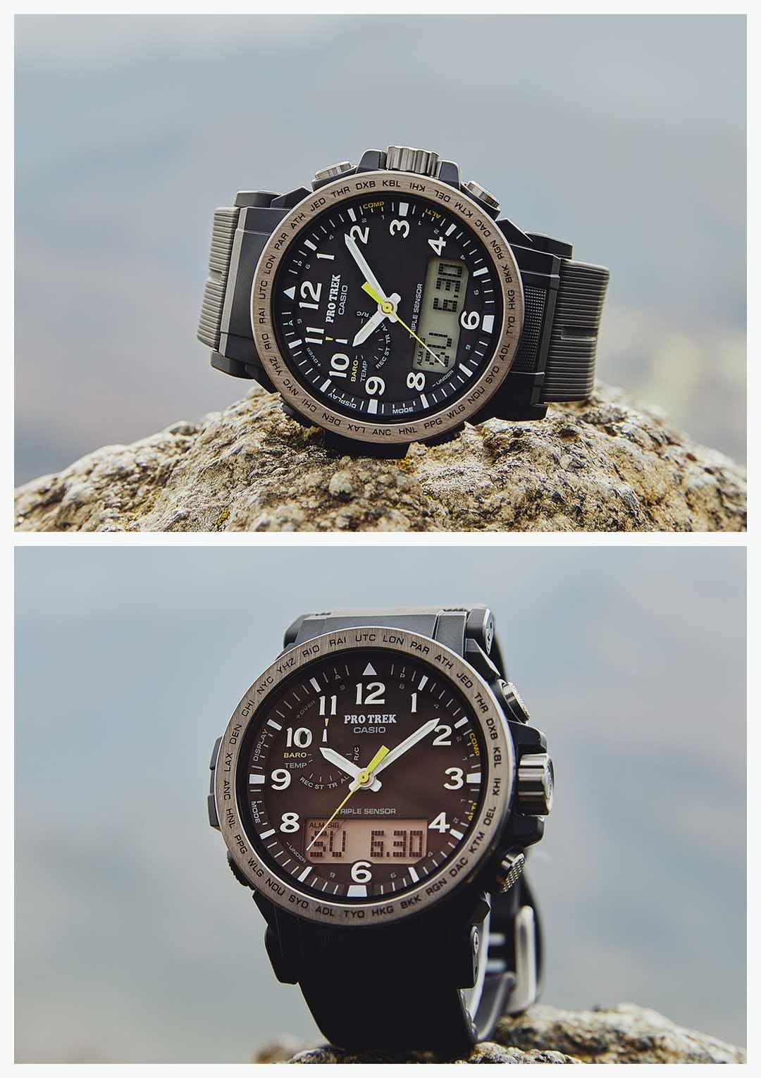 [Casio] Protrek Watch [Domestic Genuine Product] Climber Line Radio Solar Biomass Plastic PRW-51Y-1JF Men's Black