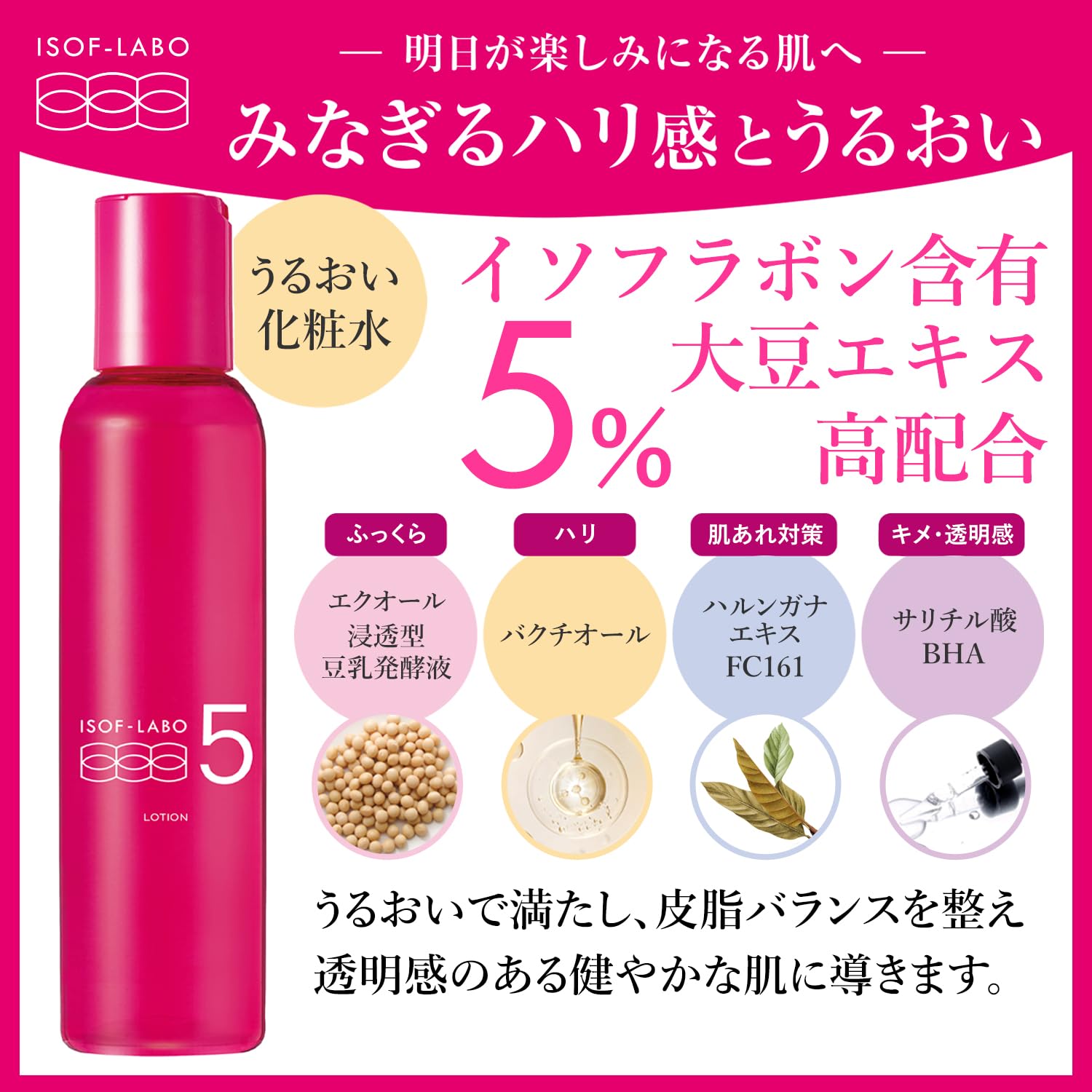 Isof LABO 5% Lotion Aromatic Pomegranate Scent 150mL