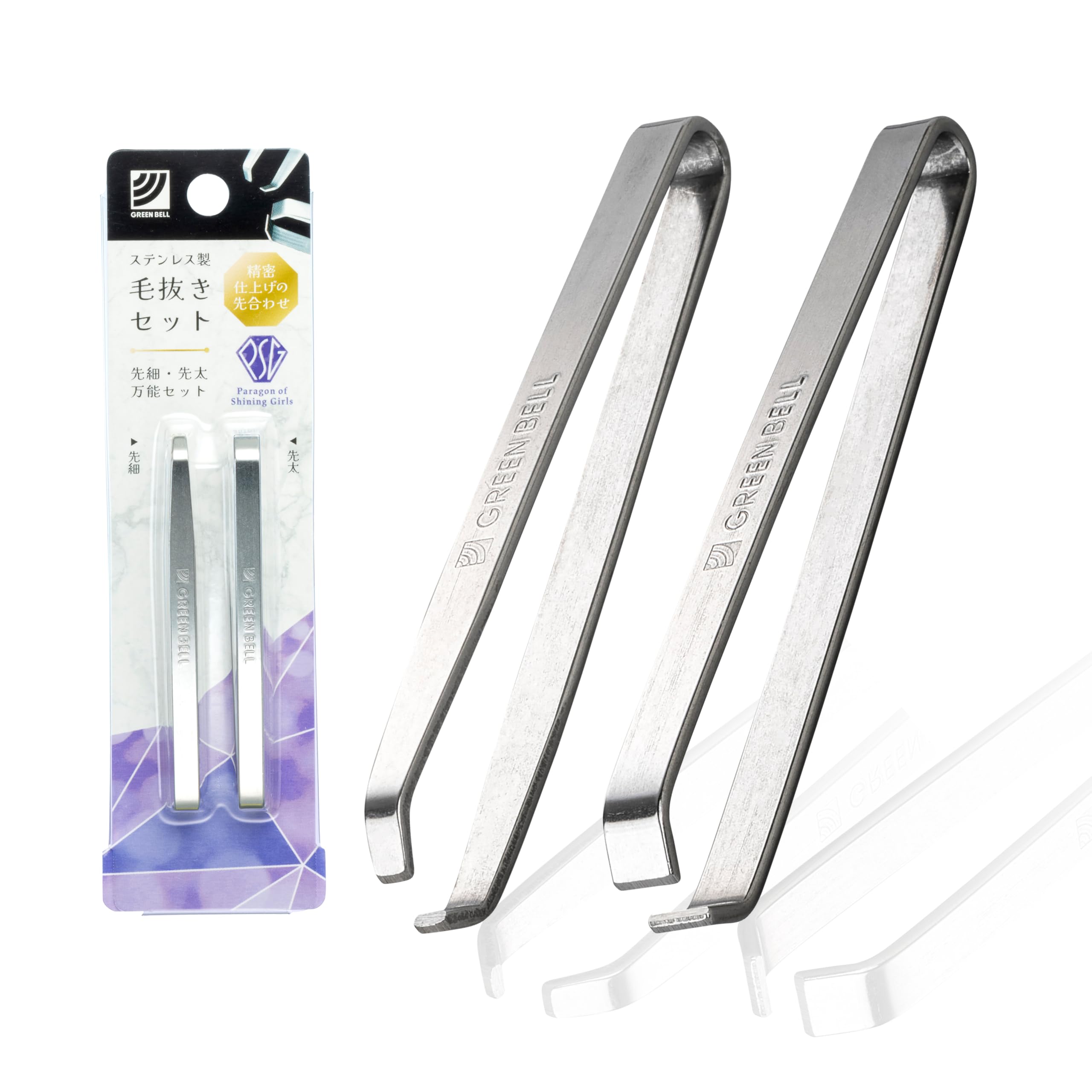 Bộ nhíp inox GREENBELL PSG-102 Made in Japan