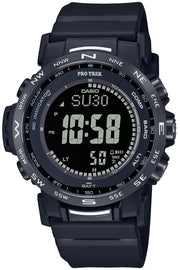 [Casio] Protrek Watch [Domestic Genuine] Climber Line Radio Solar Biomass Plastic PRW-35Y-1BJF Men's All Black