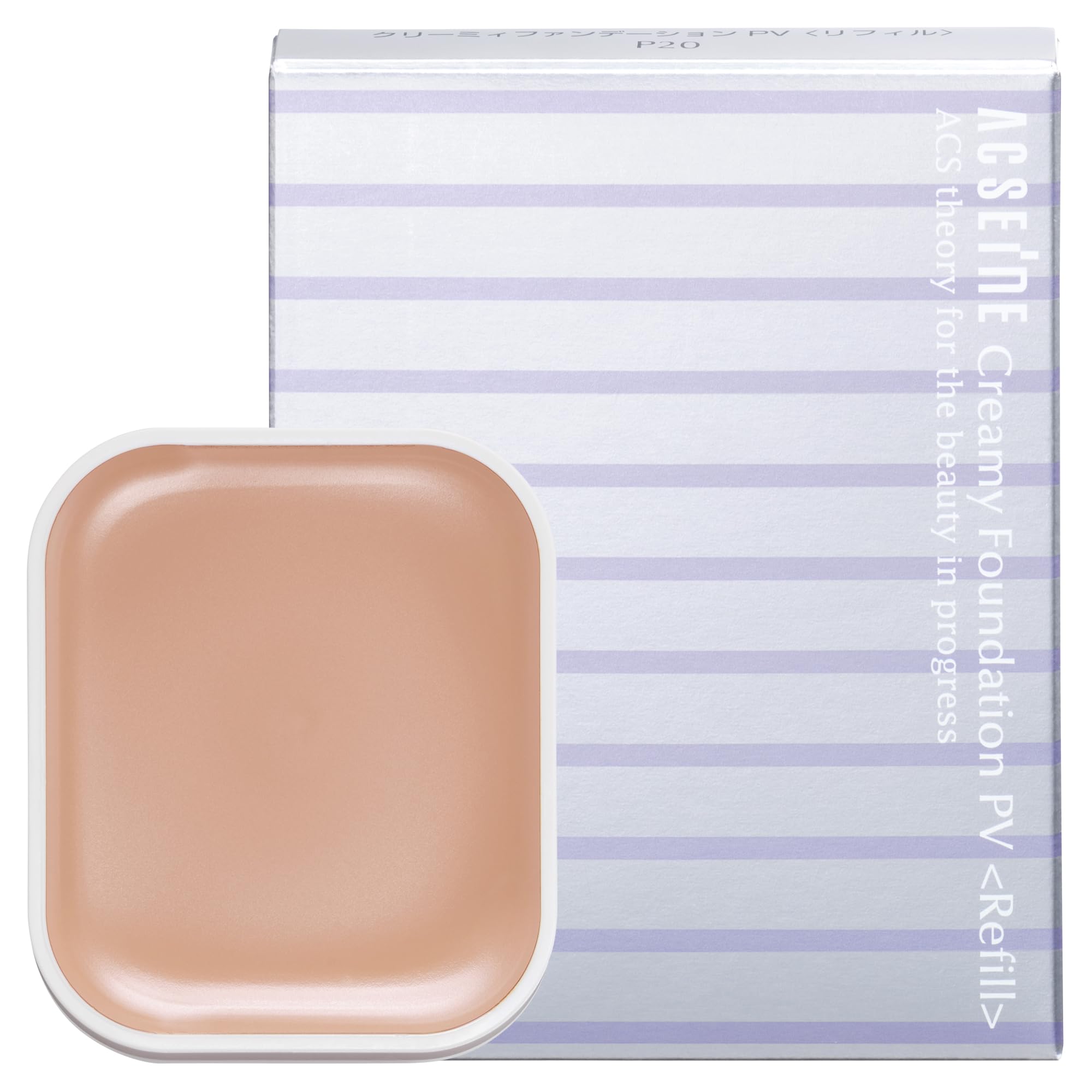 ACSEINE Creamy Foundation PV [Refill] (Cream Foundation) P20 (Natural Pink)