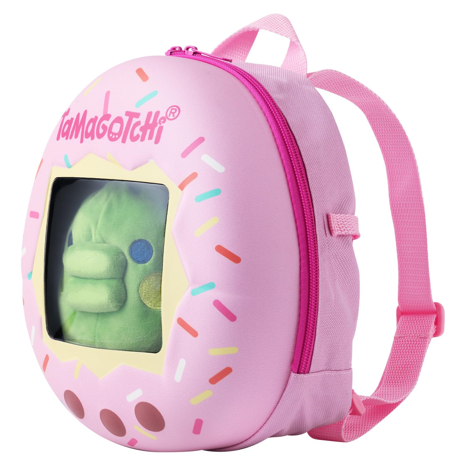 [BANDAI] Tamagotchi Kurutto Sukusuku Plush Toy Outing Backpack Set Kuchipatchi