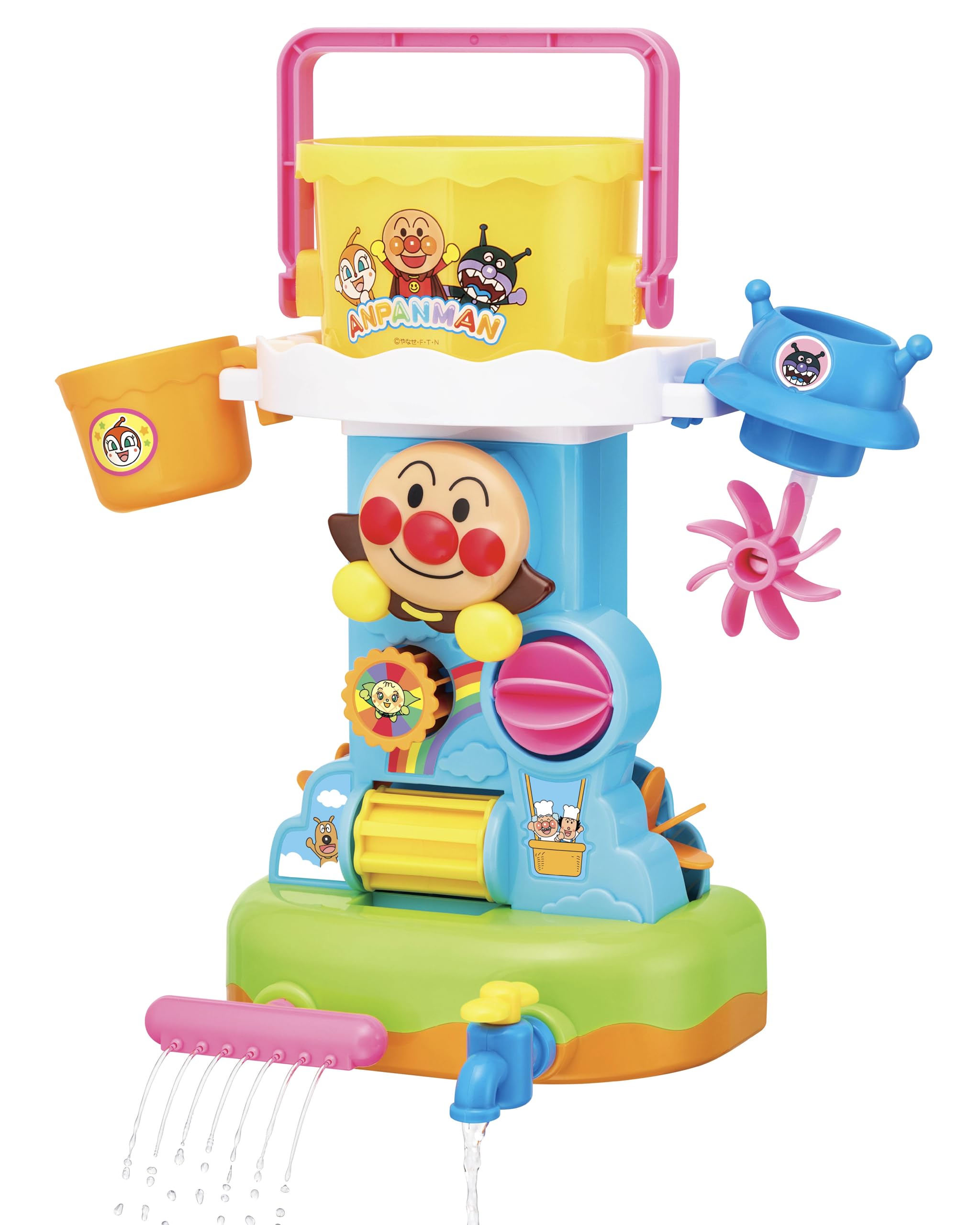 AGATSUMA Anpanman Bucket! Ofuro Splash (Target age: 1.5 years or older)