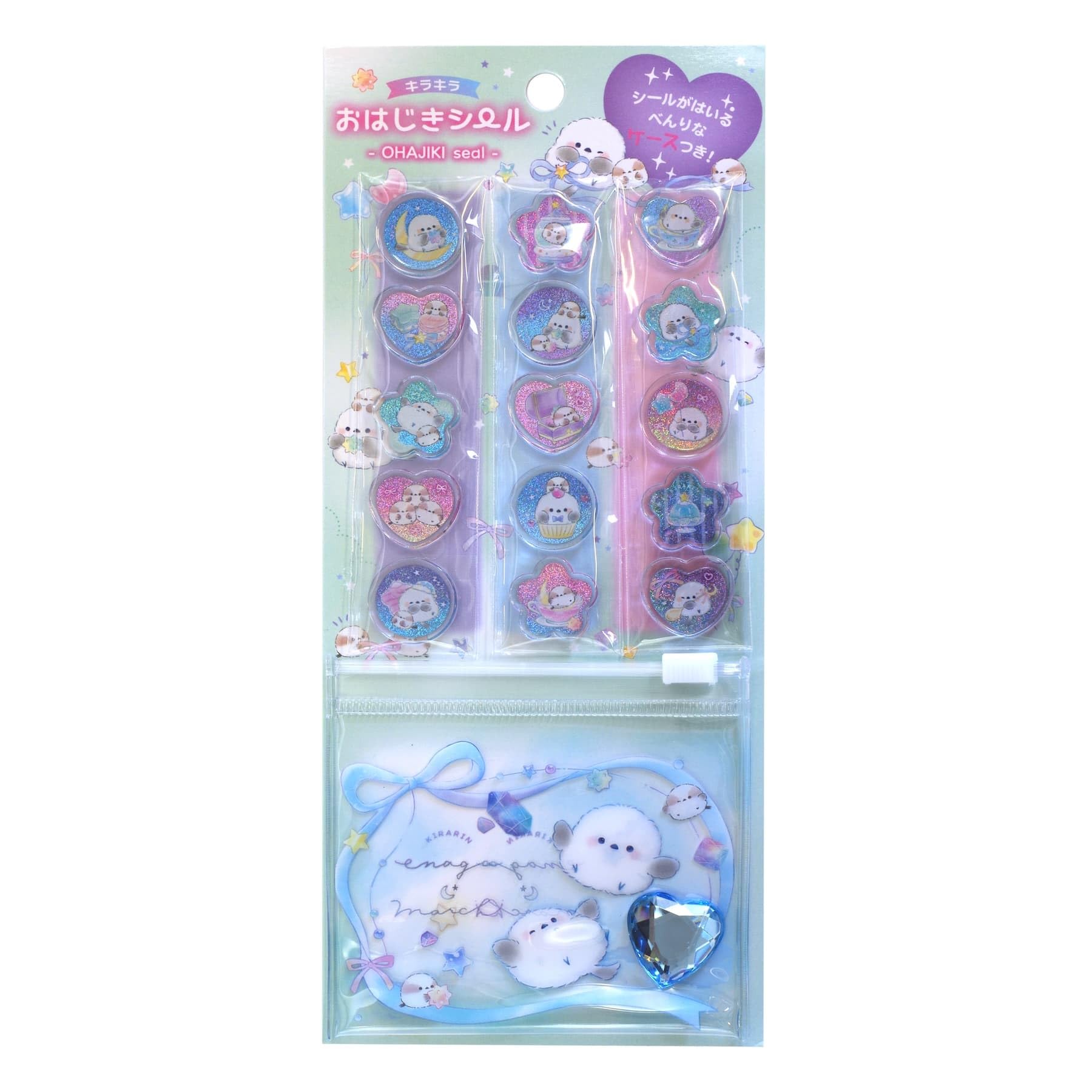 Courier Seal Sparkling Ohajiki Seal Kirarin Enaga March 01101