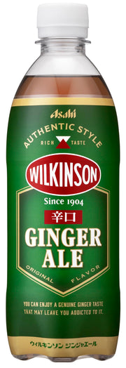 Wilkinson Asahi Beverages Ginger Ale 500ml x 24 bottles [Sugar] [Dry]