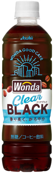[Translation product: after expiry in August] Wanda Asahi Beverage Clear Black 500ml x 24 bottles [Coffee]