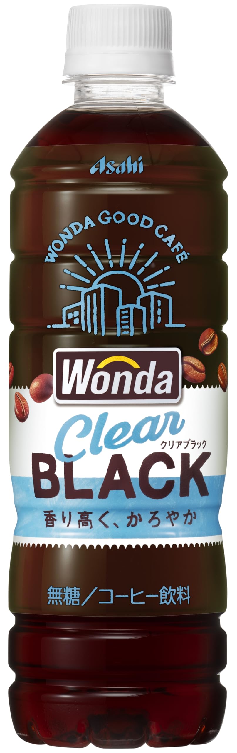 [Translation product: after expiry in August] Wanda Asahi Beverage Clear Black 500ml x 24 bottles [Coffee]